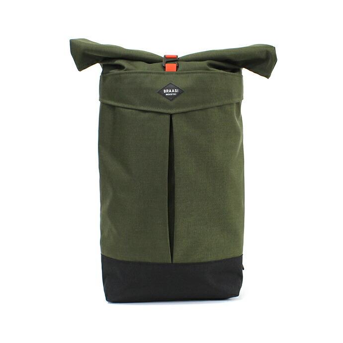 BRAASI INDUSTRY（ブラアシィインダストリー） / メンズ リュック 大容量 防水 通勤 通学 新生活 LEVO - 25L Khaki/Orange 耐水ロールトップバ… | 