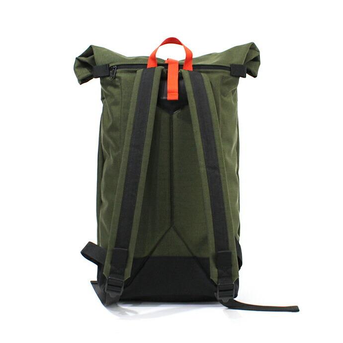BRAASI INDUSTRY（ブラアシィインダストリー） / メンズ リュック 大容量 防水 通勤 通学 新生活 LEVO - 25L Khaki/Orange 耐水ロールトップバ… |  | 01