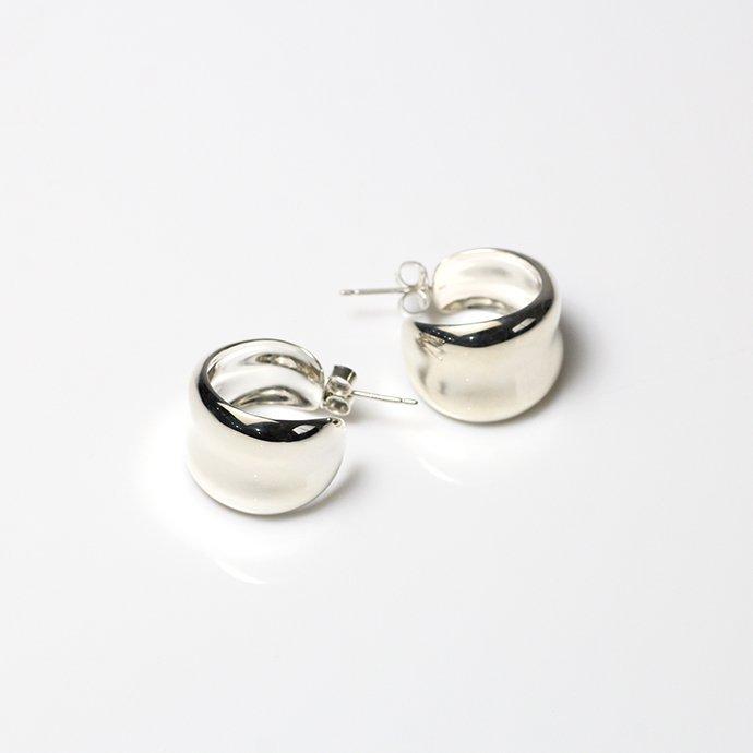 CALLMOON（コールムーン） / ESS012-S Arc hoops - small ピアス - シルバー レディース メンズ ユニセックス ギフト プレゼント アクセサリー 20代 30代 40代… |  | 01
