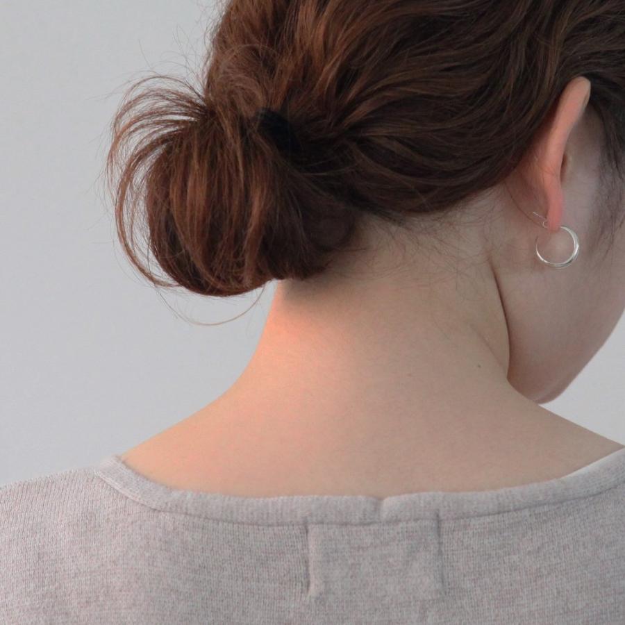 CALLMOON（コールムーン） / ESS012-S Arc hoops - small ピアス - シルバー レディース メンズ ユニセックス ギフト プレゼント アクセサリー 20代 30代 40代… |  | 04