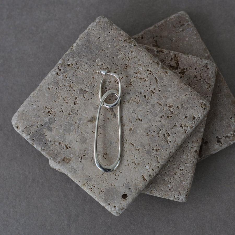 CALLMOON（コールムーン） / ESS008 HAMON EARRINGS ピアス - シルバー (片耳タイプ) レディース メンズ ユニセックス ギフト プレゼント アクセサリー 20代 3… | 