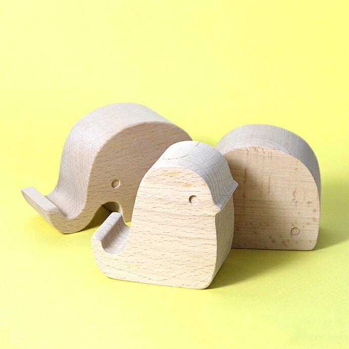 KIKKERLAND（キッカーランド）Beechwood Phone Stand - Whale ビーチウッドフォンスタンド ホエール |  | 02