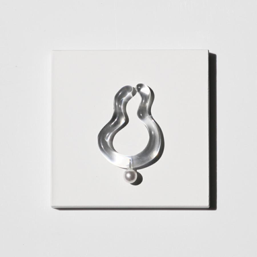 Iria Ashimine（イリア アシミネ） /イヤーカフ   大ぶり WAVE1 レディース ノンホール ギフト プレゼント 記念日 アクセサリー ジュエリー 透明 クリア 素材 … | 