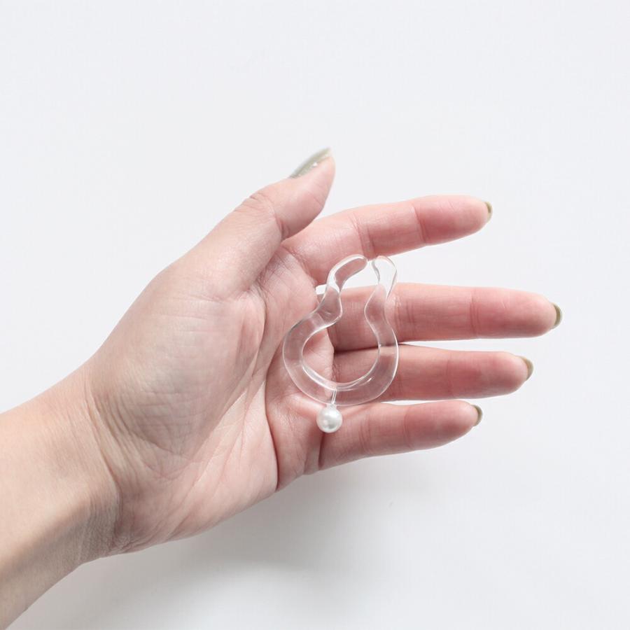 Iria Ashimine（イリア アシミネ） /イヤーカフ   大ぶり WAVE1 レディース ノンホール ギフト プレゼント 記念日 アクセサリー ジュエリー 透明 クリア 素材 … |  | 01