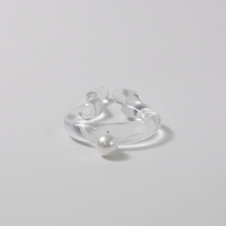 Iria Ashimine（イリア アシミネ） /イヤーカフ   大ぶり WAVE1 レディース ノンホール ギフト プレゼント 記念日 アクセサリー ジュエリー 透明 クリア 素材 … |  | 05