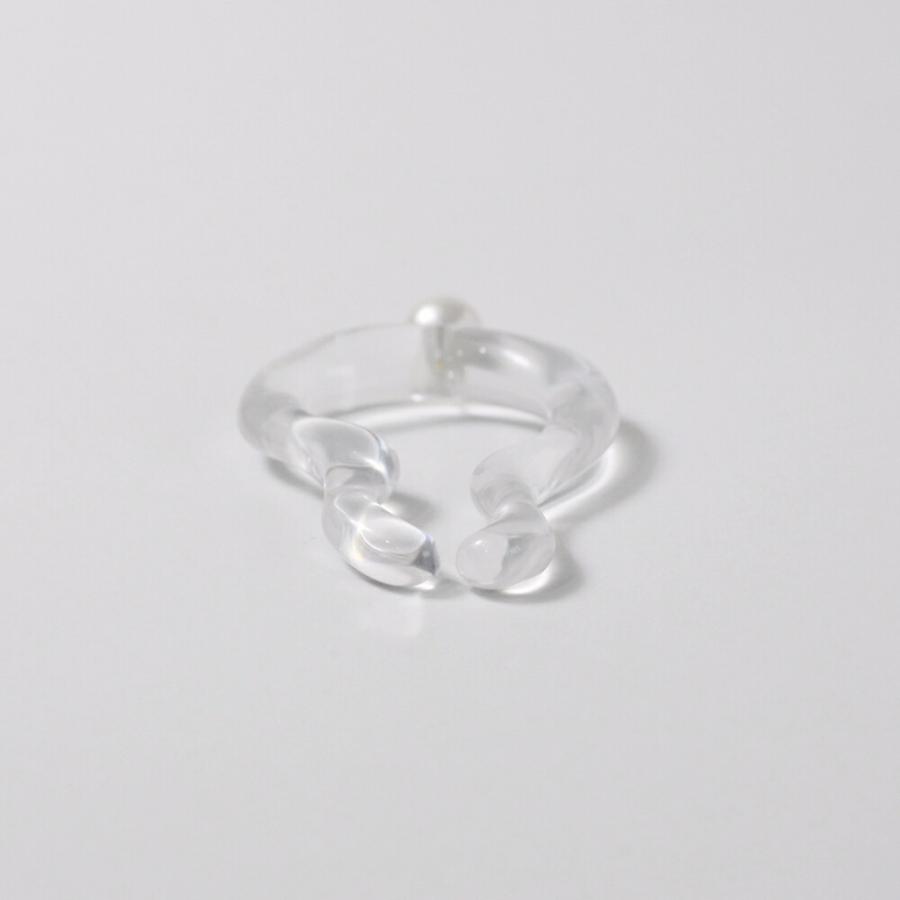 Iria Ashimine（イリア アシミネ） /イヤーカフ   大ぶり WAVE1 レディース ノンホール ギフト プレゼント 記念日 アクセサリー ジュエリー 透明 クリア 素材 … |  | 07