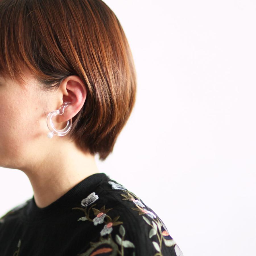 Iria Ashimine（イリア アシミネ） /イヤーカフ   大ぶり WAVE1 レディース ノンホール ギフト プレゼント 記念日 アクセサリー ジュエリー 透明 クリア 素材 … |  | 09