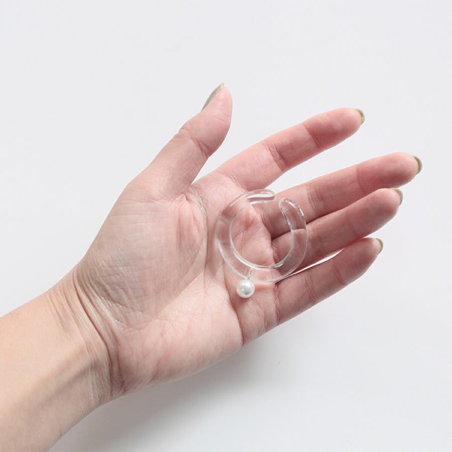 Iria Ashimine（イリア アシミネ） /  イヤーカフ 大ぶり WAVE2 レディース イヤカフ ノンホール ギフト プレゼント 記念日 アクセサリー ジュエリー 透明 ク… |  | 01