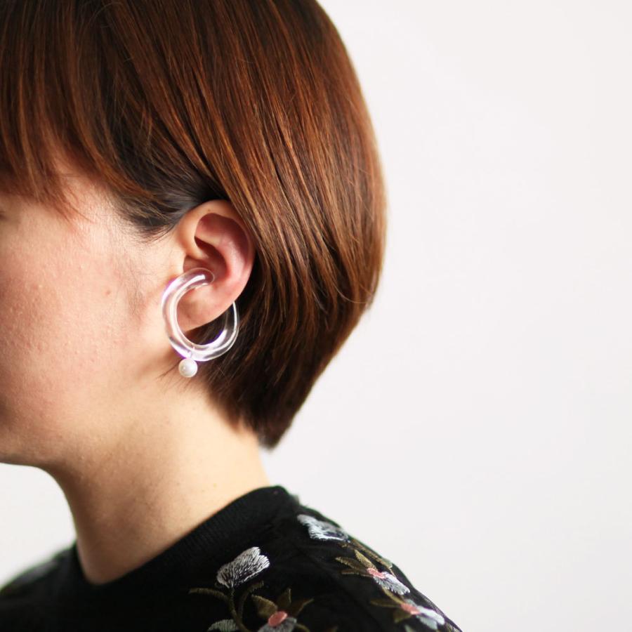 Iria Ashimine（イリア アシミネ） /  イヤーカフ 大ぶり WAVE2 レディース イヤカフ ノンホール ギフト プレゼント 記念日 アクセサリー ジュエリー 透明 ク… |  | 08