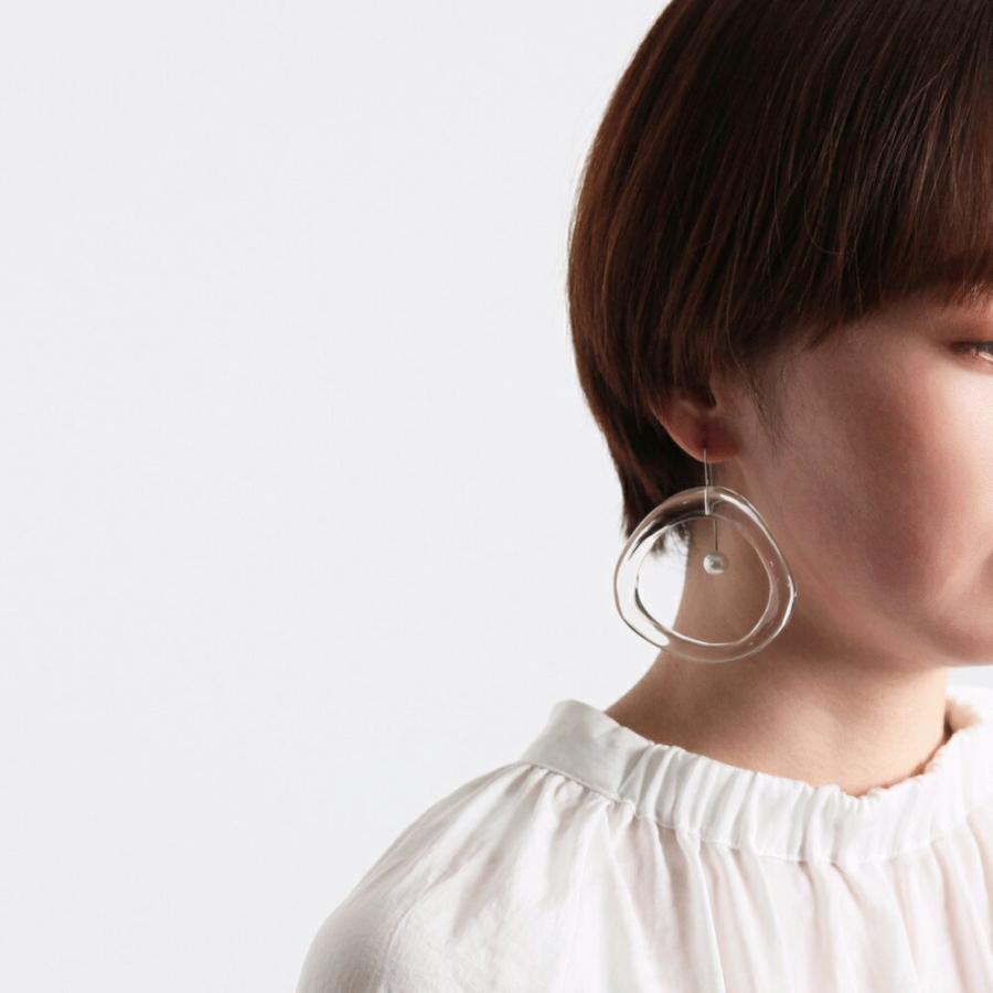 Iria Ashimine（イリア アシミネ） / CIRCLE' Transparent ピアス - CLEAR レディース ギフト プレゼント 記念日 アクセサリー ジュエリー 透明 クリア … | clear | 02