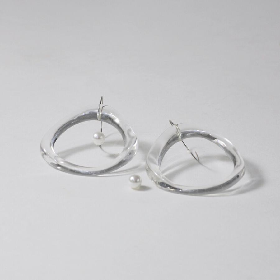 Iria Ashimine（イリア アシミネ） / CIRCLE' Transparent ピアス - CLEAR レディース ギフト プレゼント 記念日 アクセサリー ジュエリー 透明 クリア … | clear | 06