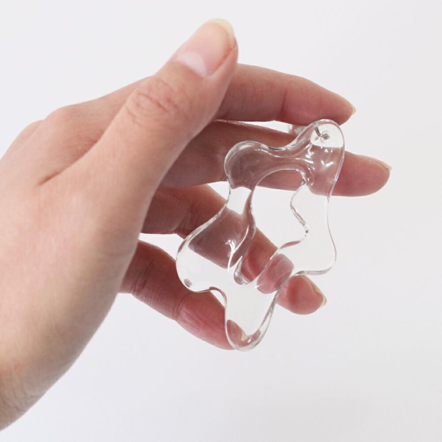 Iria Ashimine（イリア アシミネ） / Twist ピアス - CLEAR レディース ギフト プレゼント 記念日 アクセサリー ジュエリー 透明 クリア 素材 … | clear | 03