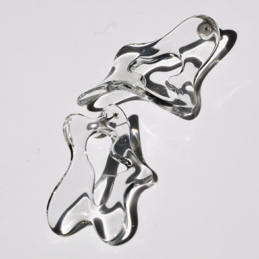 Iria Ashimine（イリア アシミネ） / Twist ピアス - CLEAR レディース ギフト プレゼント 記念日 アクセサリー ジュエリー 透明 クリア 素材 … | clear | 05