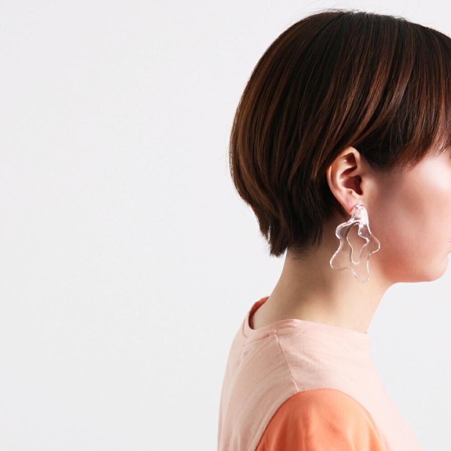 Iria Ashimine（イリア アシミネ） / Twist ピアス - CLEAR レディース ギフト プレゼント 記念日 アクセサリー ジュエリー 透明 クリア 素材 … | clear | 06