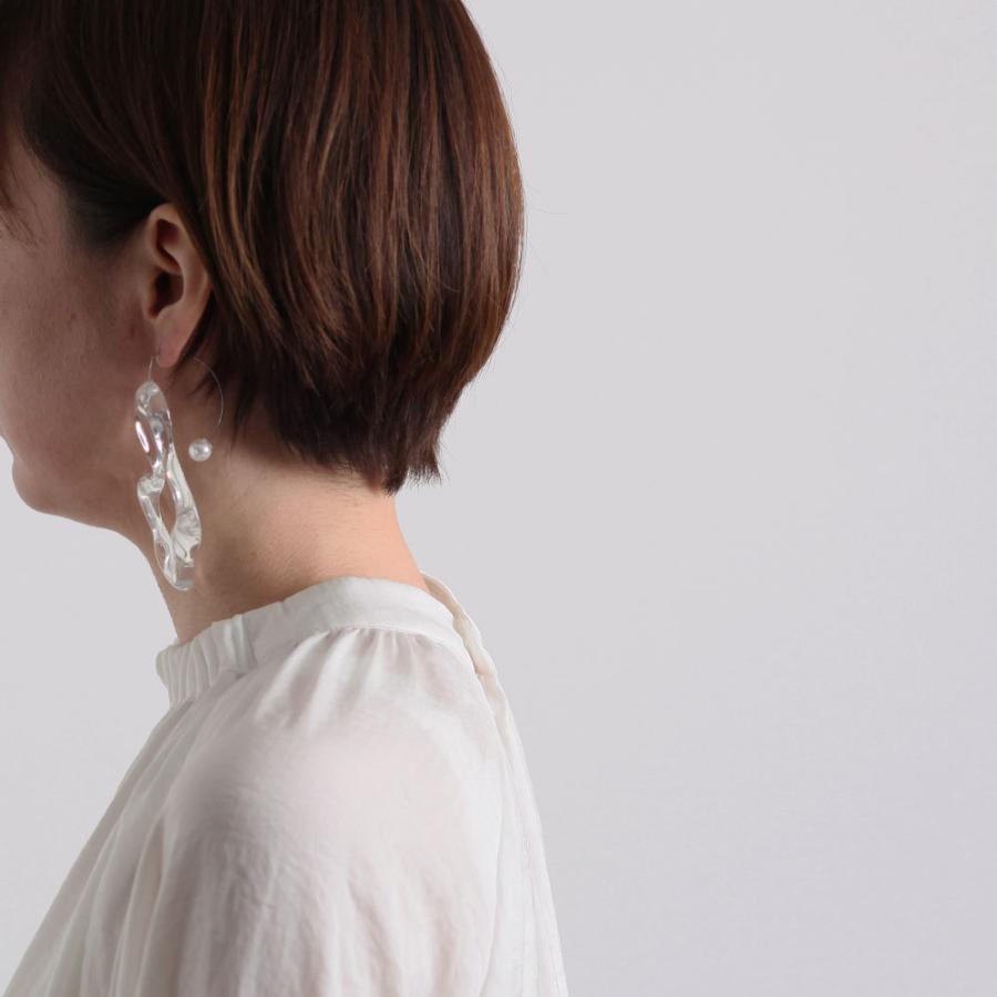 Iria Ashimine（イリア アシミネ） / Pacific oyster ピアス - CLEAR レディース ギフト プレゼント 記念日 アクセサリー ジュエリー 透明 クリア 素材 樹脂 … | clear | 03