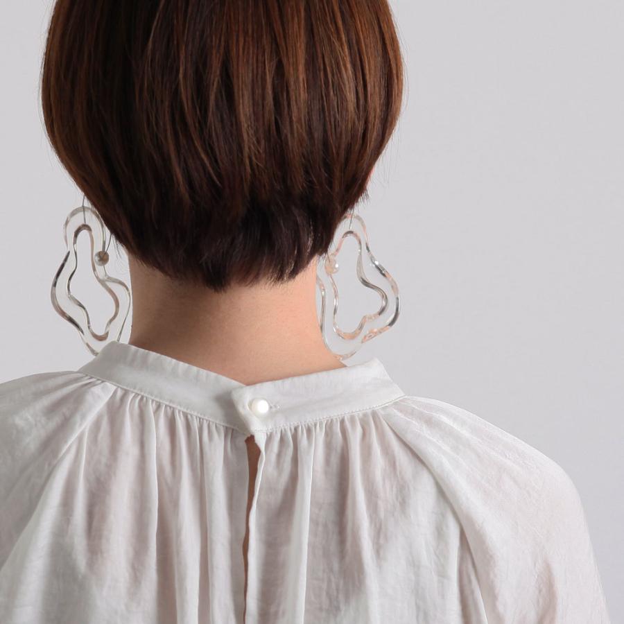 Iria Ashimine（イリア アシミネ） / Pacific oyster ピアス - CLEAR レディース ギフト プレゼント 記念日 アクセサリー ジュエリー 透明 クリア 素材 樹脂 … | clear | 08
