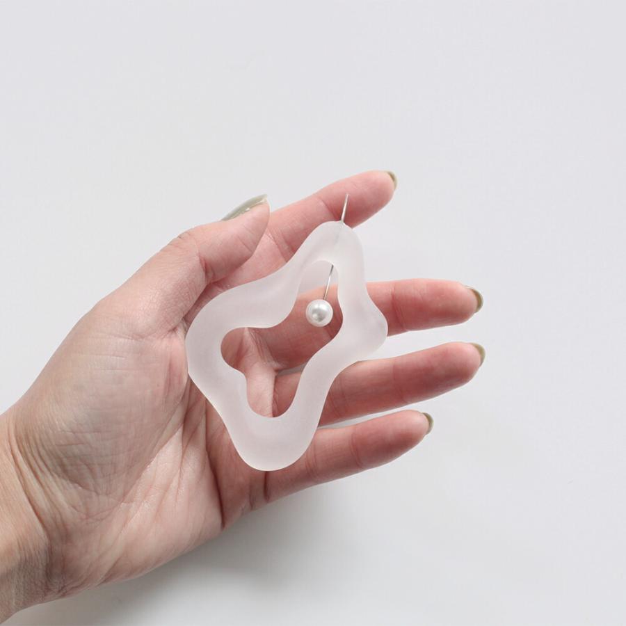 Iria Ashimine（イリア アシミネ） / Pacific oyster ピアス - MATTE レディース ギフト プレゼント 記念日 アクセサリー ジュエリー 透明 クリア 素材 樹脂 … |  | 02