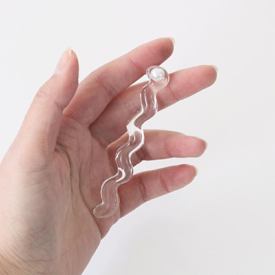 Iria Ashimine（イリア アシミネ） / Snake long ピアス - CLEAR レディース ギフト プレゼント 記念日 アクセサリー ジュエリー 透明 クリア … | clear | 04