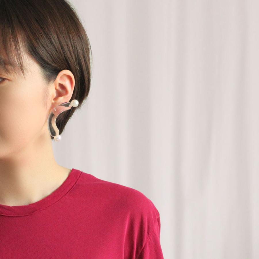 ＼ 訳あり 60%OFF／ Iria Ashimine（イリア アシミネ） / Maccheroni ピアス - CLEAR プチギフト お祝い 贈り物 ポイント 消化 買いまわり プレゼント | Eimee Law | 04