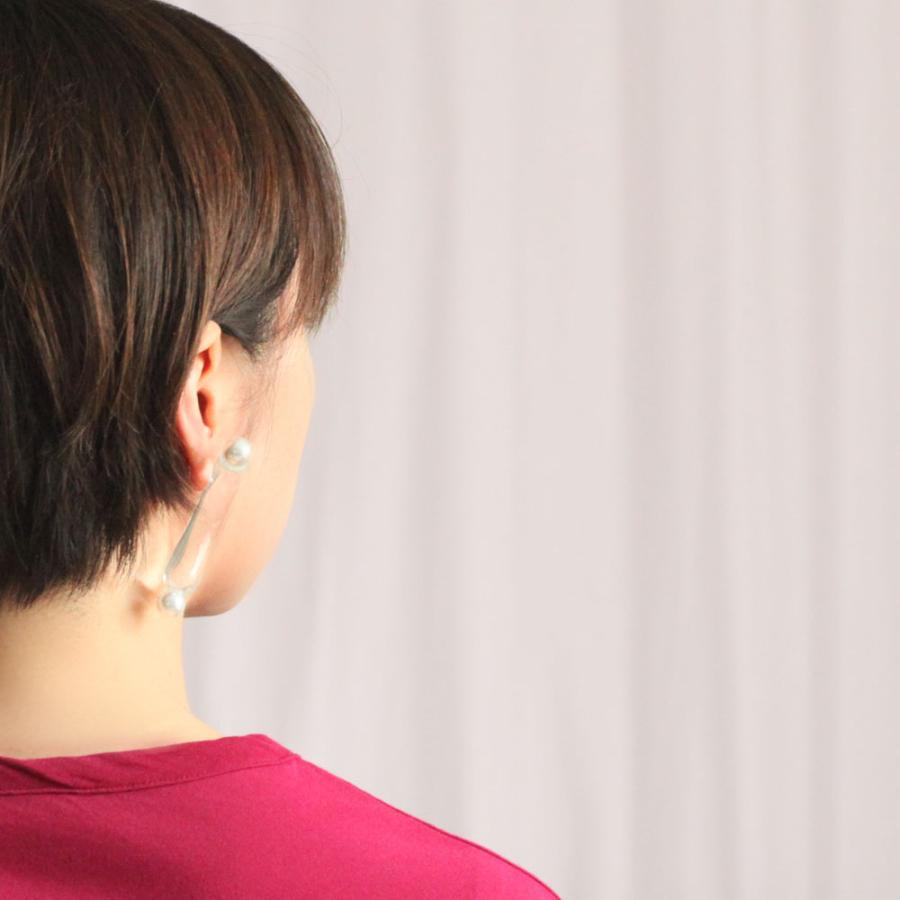 ＼ 訳あり 60%OFF／ Iria Ashimine（イリア アシミネ） / Maccheroni ピアス - CLEAR プチギフト お祝い 贈り物 ポイント 消化 買いまわり プレゼント | Eimee Law | 06