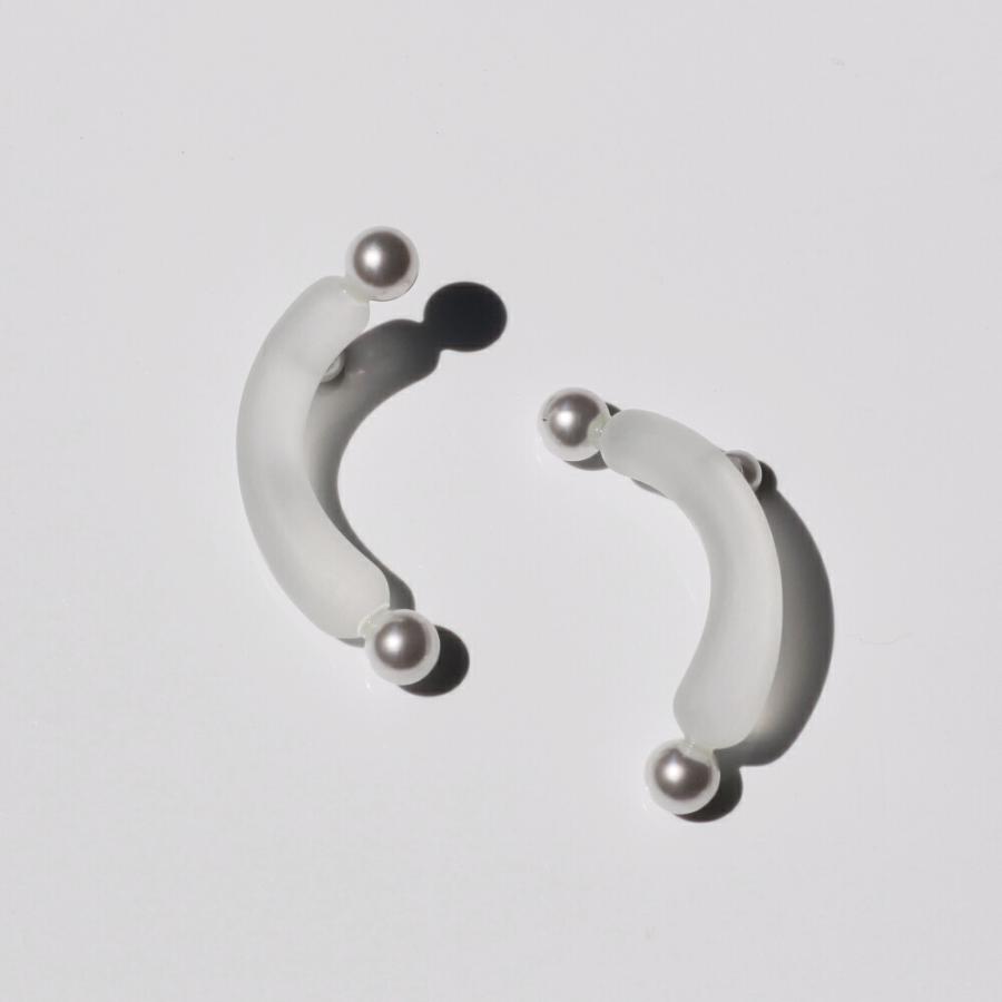 ＼ 訳あり 60%OFF／ Iria Ashimine（イリア アシミネ） / Maccheroni ピアス - MATTE プチギフト お祝い 贈り物 ポイント 消化 買いまわり プレゼント | Iria Ashimine | 02