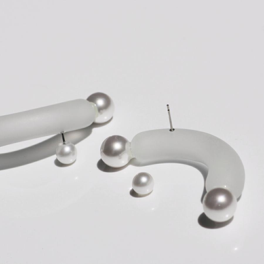 ＼ 訳あり 60%OFF／ Iria Ashimine（イリア アシミネ） / Maccheroni ピアス - MATTE プチギフト お祝い 贈り物 ポイント 消化 買いまわり プレゼント | Iria Ashimine | 04