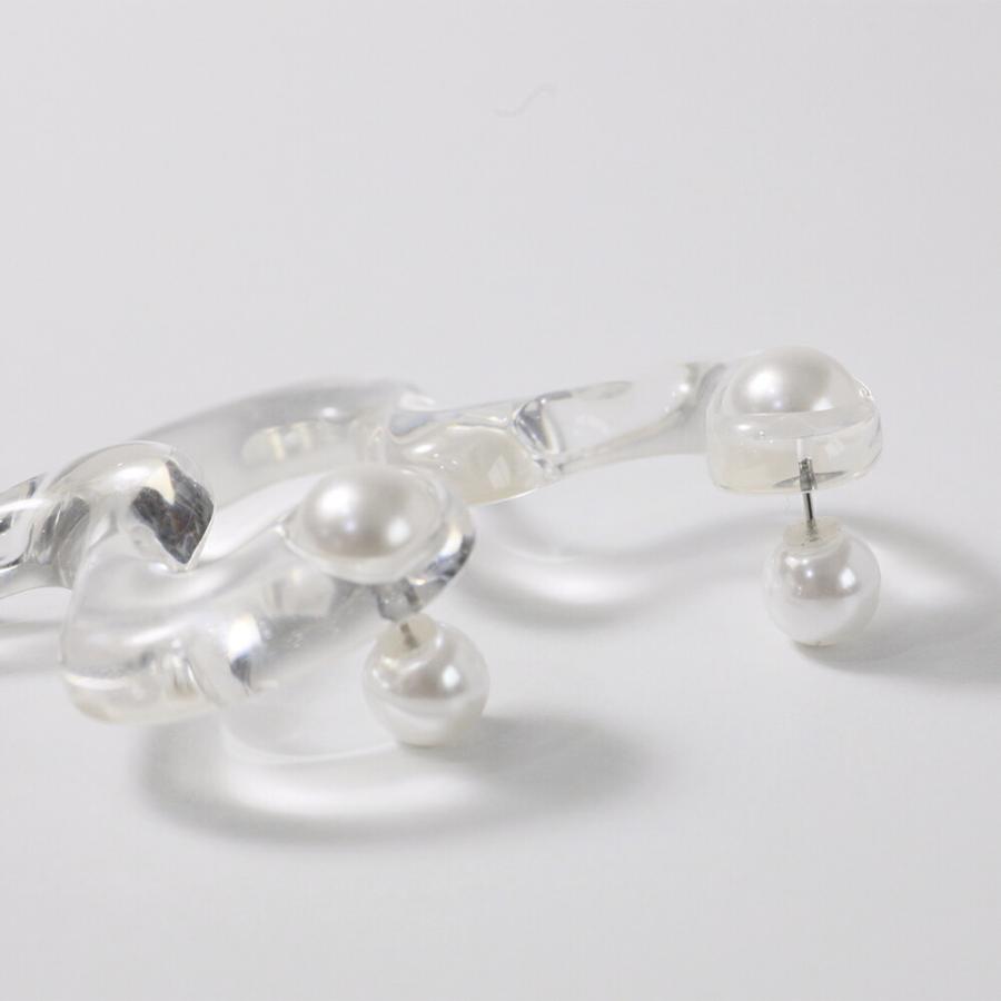 Iria Ashimine（イリア アシミネ） / Snake : transparent ピアス - CLEAR レディース ギフト プレゼント 記念日 アクセサリー ジュエリー 透明 クリア 素材 … | clear | 03