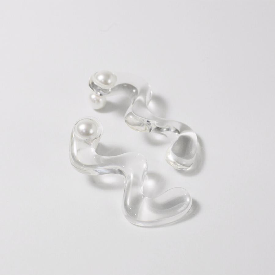 Iria Ashimine（イリア アシミネ） / Snake : transparent ピアス - CLEAR レディース ギフト プレゼント 記念日 アクセサリー ジュエリー 透明 クリア 素材 … | clear | 05