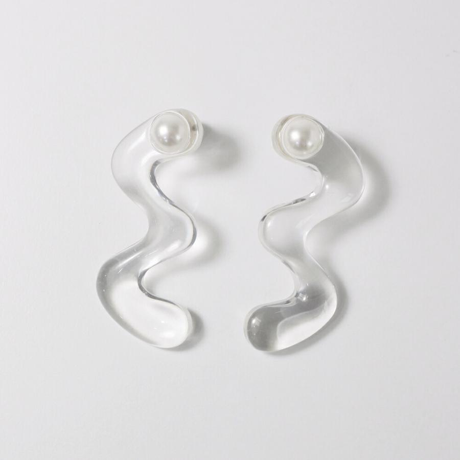 Iria Ashimine（イリア アシミネ） / Snake : transparent ピアス - CLEAR レディース ギフト プレゼント 記念日 アクセサリー ジュエリー 透明 クリア 素材 … | clear | 07