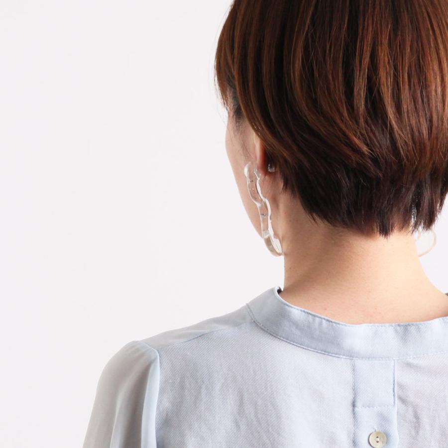 Iria Ashimine（イリア アシミネ） / Snake : transparent ピアス - CLEAR レディース ギフト プレゼント 記念日 アクセサリー ジュエリー 透明 クリア 素材 … | clear | 09