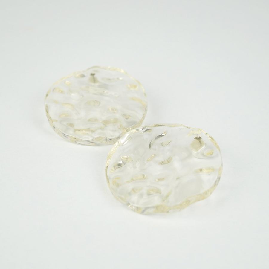 ＼ 訳あり 60%OFF／ Iria Ashimine（イリア アシミネ） / Ocean : pearl pushback ピアス - CLEAR プチギフト お祝い 贈り物 ポイント 消化 買いまわり プレゼ… | Eimee Law | 12