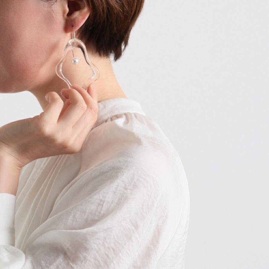 Iria Ashimine（イリア アシミネ） / Oyster : Tasmania transparent ピアス レディース ギフト プレゼント 記念日 アクセサリー ジュエリー 透… |  | 06