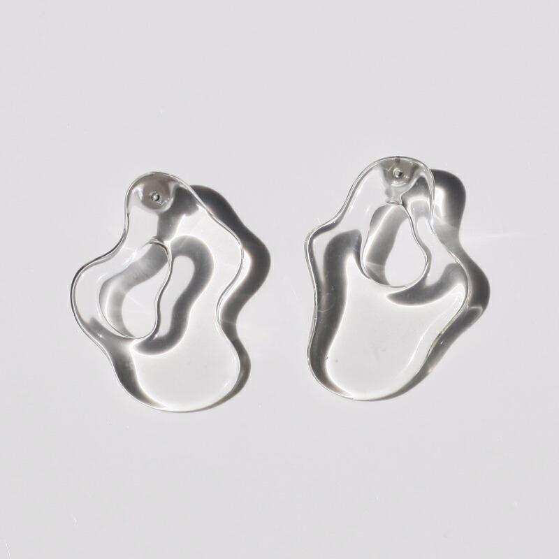 Iria Ashimine（イリア アシミネ） / After the rain : transparent ピアス レディース ギフト プレゼント 記念日 アクセサリー ジュエリー 透明 クリア 素材 … | 