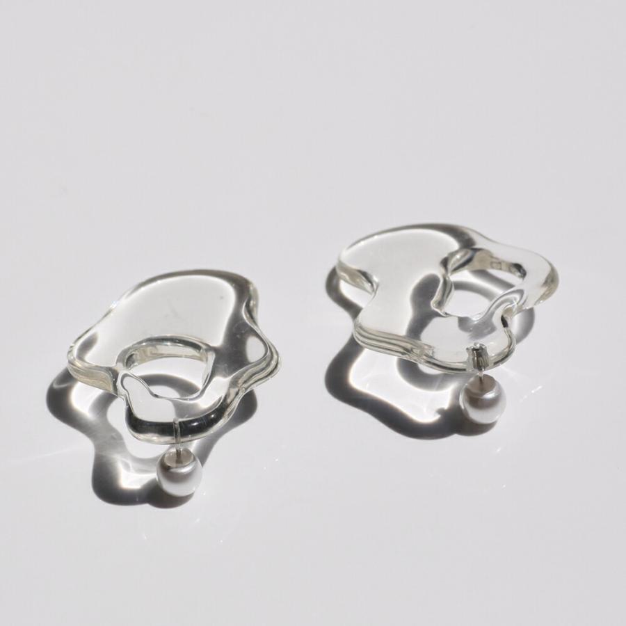 Iria Ashimine（イリア アシミネ） / After the rain : transparent ピアス レディース ギフト プレゼント 記念日 アクセサリー ジュエリー 透明 クリア 素材 … |  | 01