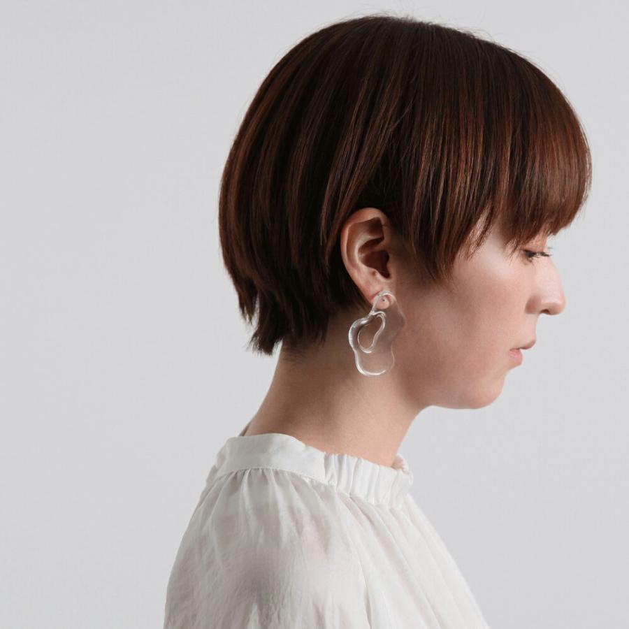 Iria Ashimine（イリア アシミネ） / After the rain : transparent ピアス レディース ギフト プレゼント 記念日 アクセサリー ジュエリー 透明 クリア 素材 … |  | 08