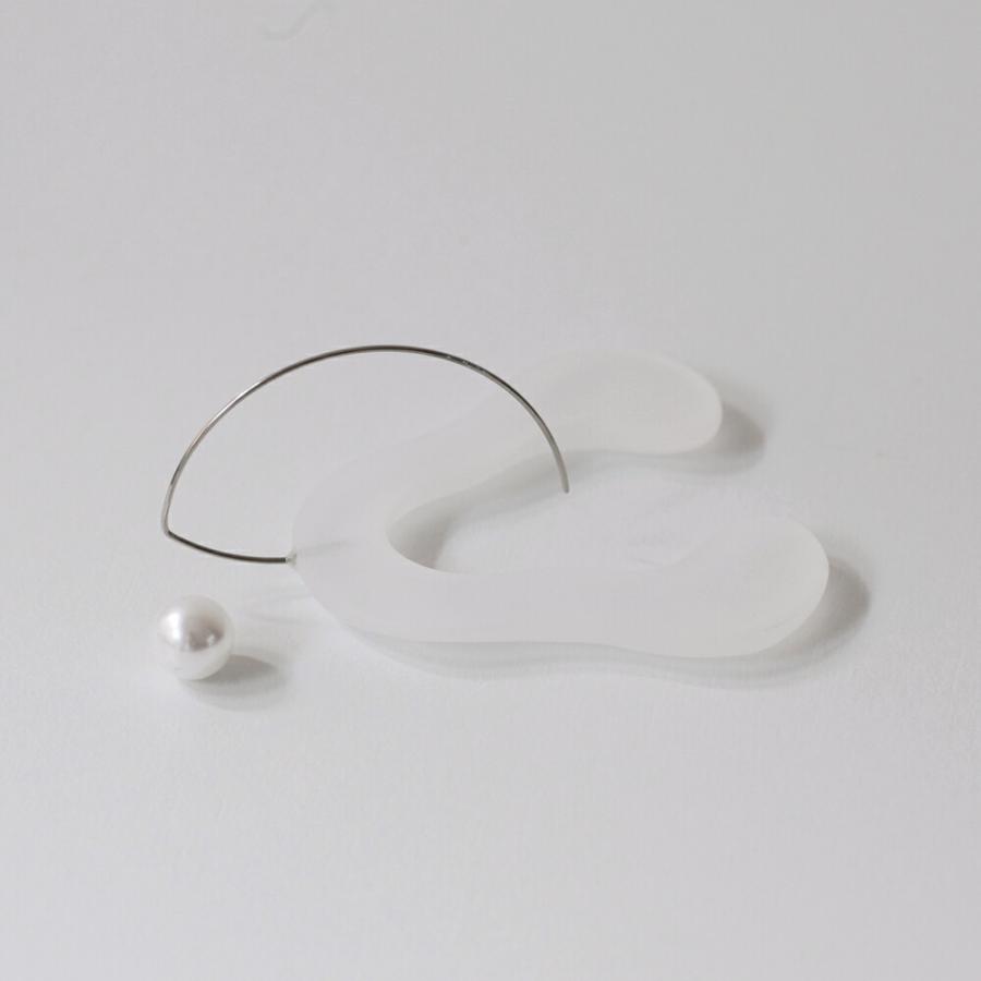 Iria Ashimine（イリア アシミネ） / CRAB PINCER ピアス - MATTE レディース ギフト プレゼント 記念日 アクセサリー ジュエリー 透明 クリア 素材 樹脂 大ぶ… |  | 04