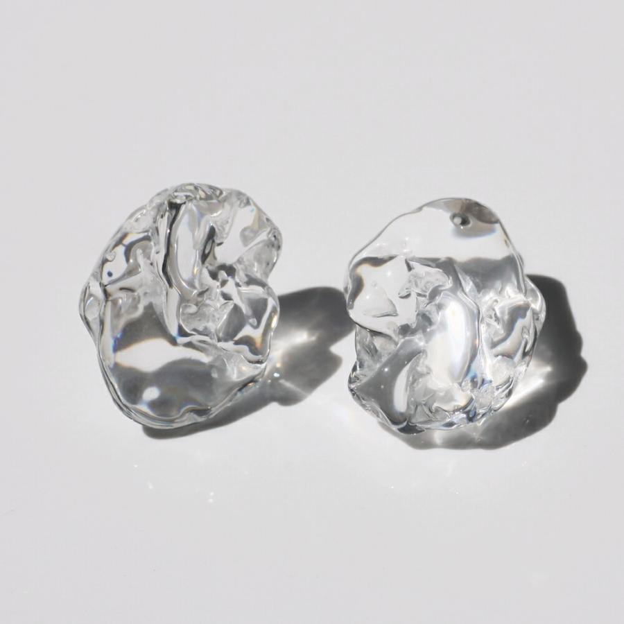 Iria Ashimine（イリア アシミネ） / ICE ピアス レディース ギフト プレゼント 記念日 アクセサリー ジュエリー 透明 クリア 素材 樹脂 大ぶり 送料無料 | 