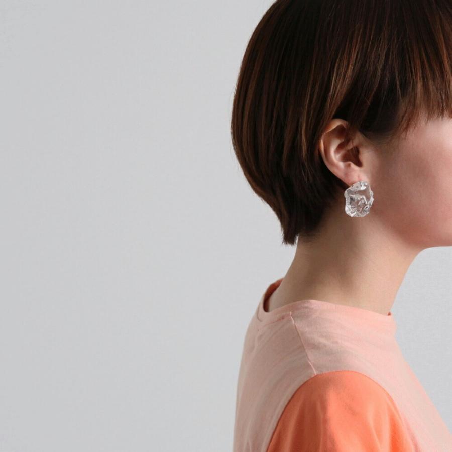 Iria Ashimine（イリア アシミネ） / ICE ピアス レディース ギフト プレゼント 記念日 アクセサリー ジュエリー 透明 クリア 素材 樹脂 大ぶり 送料無料 |  | 04