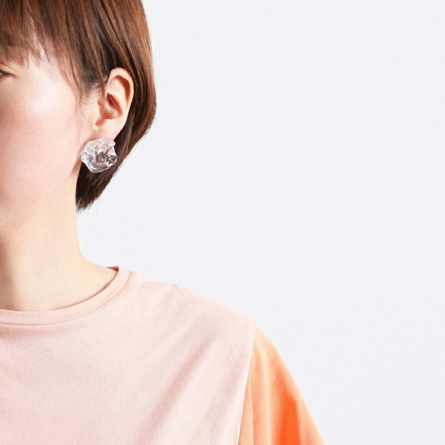Iria Ashimine（イリア アシミネ） / ICE ピアス レディース ギフト プレゼント 記念日 アクセサリー ジュエリー 透明 クリア 素材 樹脂 大ぶり 送料無料 |  | 05