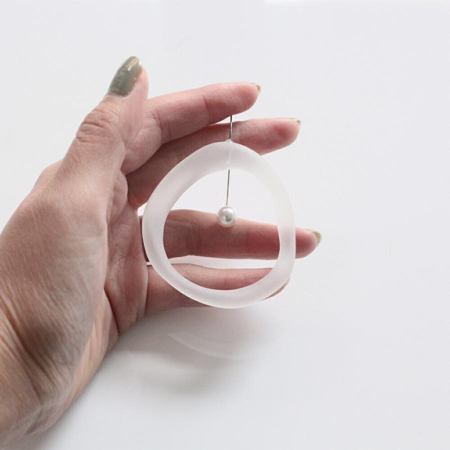Iria Ashimine（イリア アシミネ） / CIRCLE' Transparent ピアス - MATTE レディース ギフト プレゼント 記念日 アクセサリー ジュエリー… |  | 03