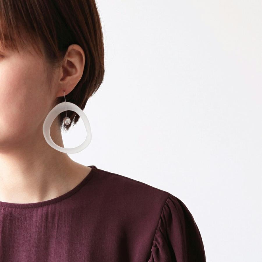 Iria Ashimine（イリア アシミネ） / CIRCLE' Transparent ピアス - MATTE レディース ギフト プレゼント 記念日 アクセサリー ジュエリー… |  | 04