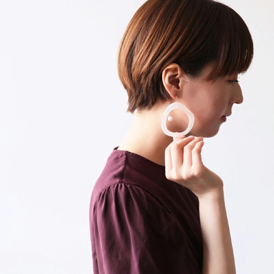 Iria Ashimine（イリア アシミネ） / CIRCLE' Transparent ピアス - MATTE レディース ギフト プレゼント 記念日 アクセサリー ジュエリー… |  | 05