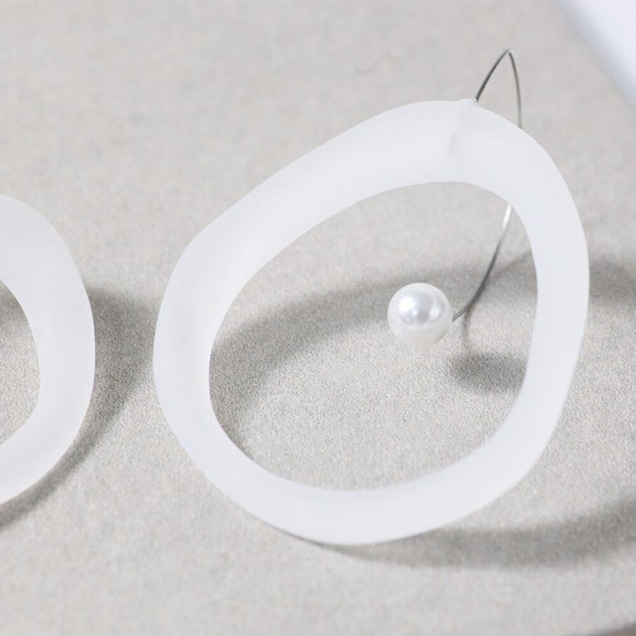 Iria Ashimine（イリア アシミネ） / CIRCLE' Transparent ピアス - MATTE レディース ギフト プレゼント 記念日 アクセサリー ジュエリー… |  | 06