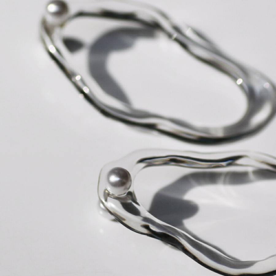 Iria Ashimine（イリア アシミネ） / PEARL DROP' transparent ピアス レディース ギフト プレゼント 記念日 アクセサリー ジュエリー 透明 クリア 素材 … | Pearl | 02