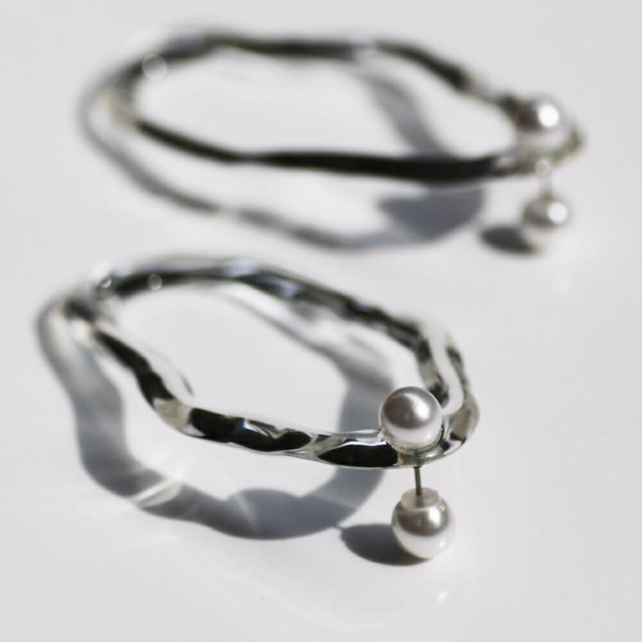 Iria Ashimine（イリア アシミネ） / PEARL DROP' transparent ピアス レディース ギフト プレゼント 記念日 アクセサリー ジュエリー 透明 クリア 素材 … | Pearl | 03