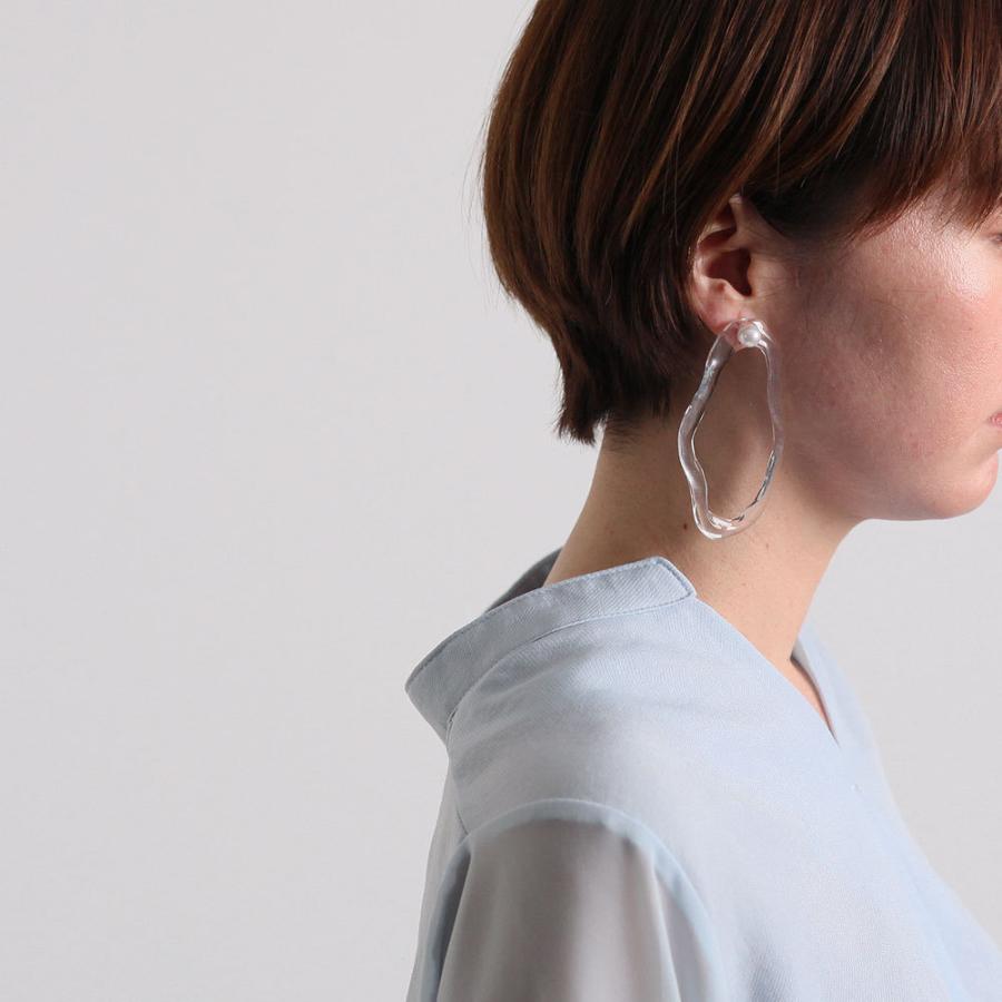 Iria Ashimine（イリア アシミネ） / PEARL DROP' transparent ピアス レディース ギフト プレゼント 記念日 アクセサリー ジュエリー 透明 クリア 素材 … | Pearl | 05