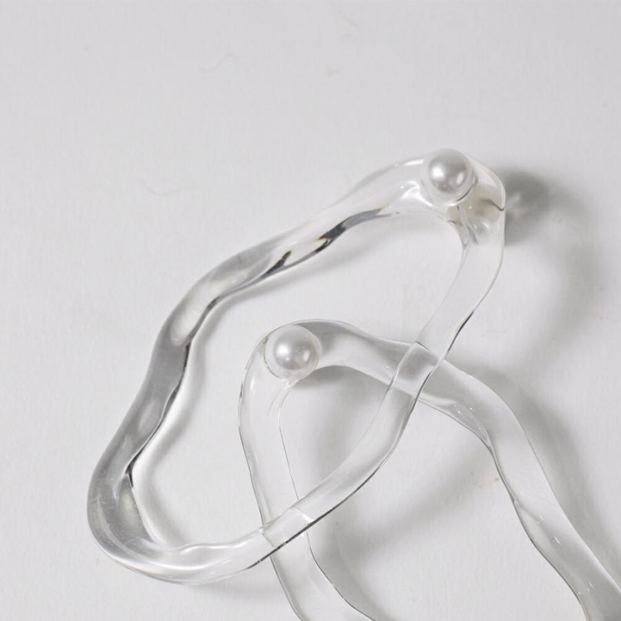 Iria Ashimine（イリア アシミネ） / PEARL DROP' transparent ピアス レディース ギフト プレゼント 記念日 アクセサリー ジュエリー 透明 クリア 素材 … | Pearl | 08