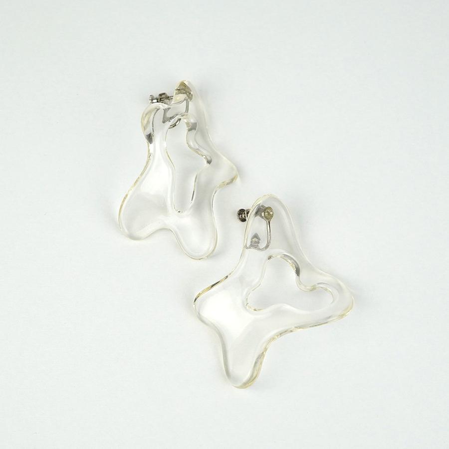 ＼ 訳あり 60%OFF／ Iria Ashimine（イリア アシミネ） / Twist イヤリング - CLEAR プチギフト お祝い 贈り物 ポイント 消化 買いまわり プレゼント | Eimee Law | 10