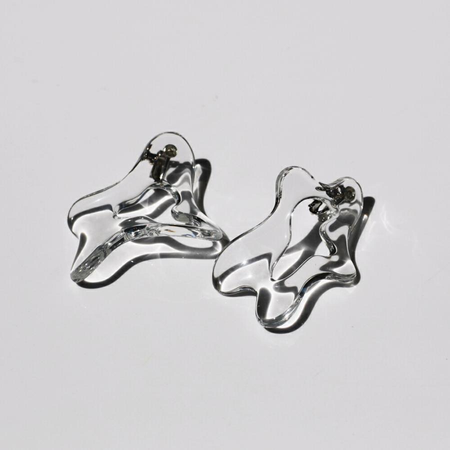 ＼ 訳あり 60%OFF／ Iria Ashimine（イリア アシミネ） / Twist イヤリング - CLEAR プチギフト お祝い 贈り物 ポイント 消化 買いまわり プレゼント | Eimee Law | 05