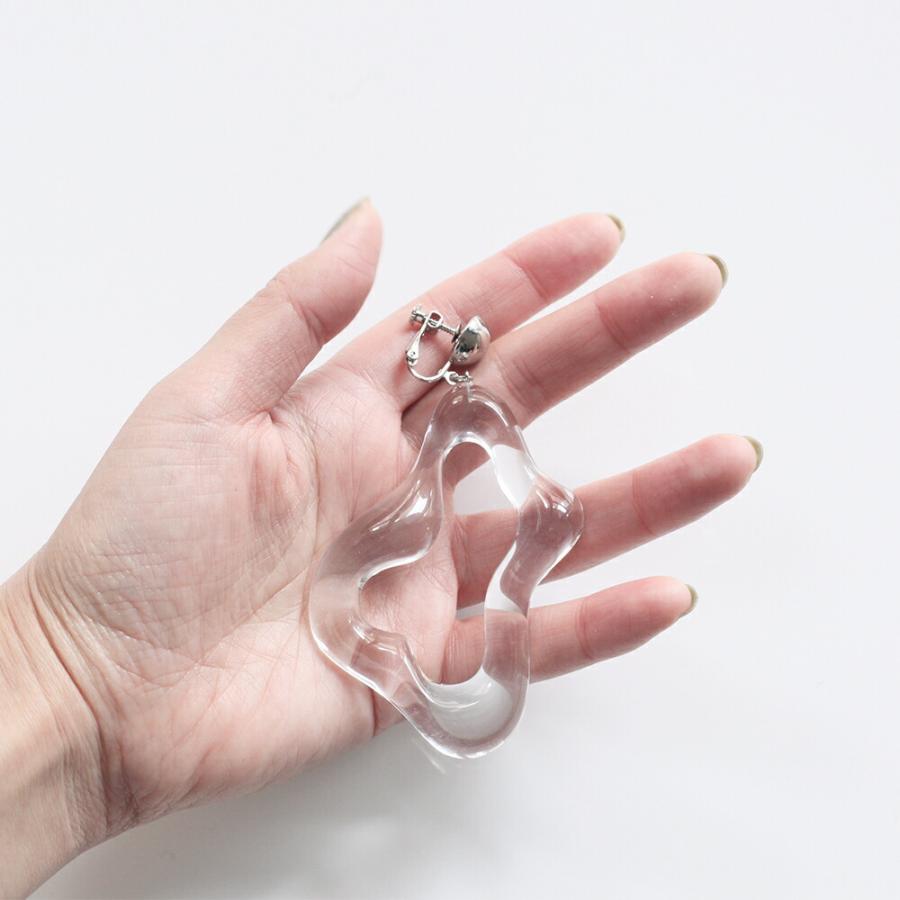 Iria Ashimine（イリア アシミネ） / Pacific oyster イヤリング - CLEAR レディース ノンホール ギフト プレゼント 記念日 アクセサリー ジュ… | clear | 02